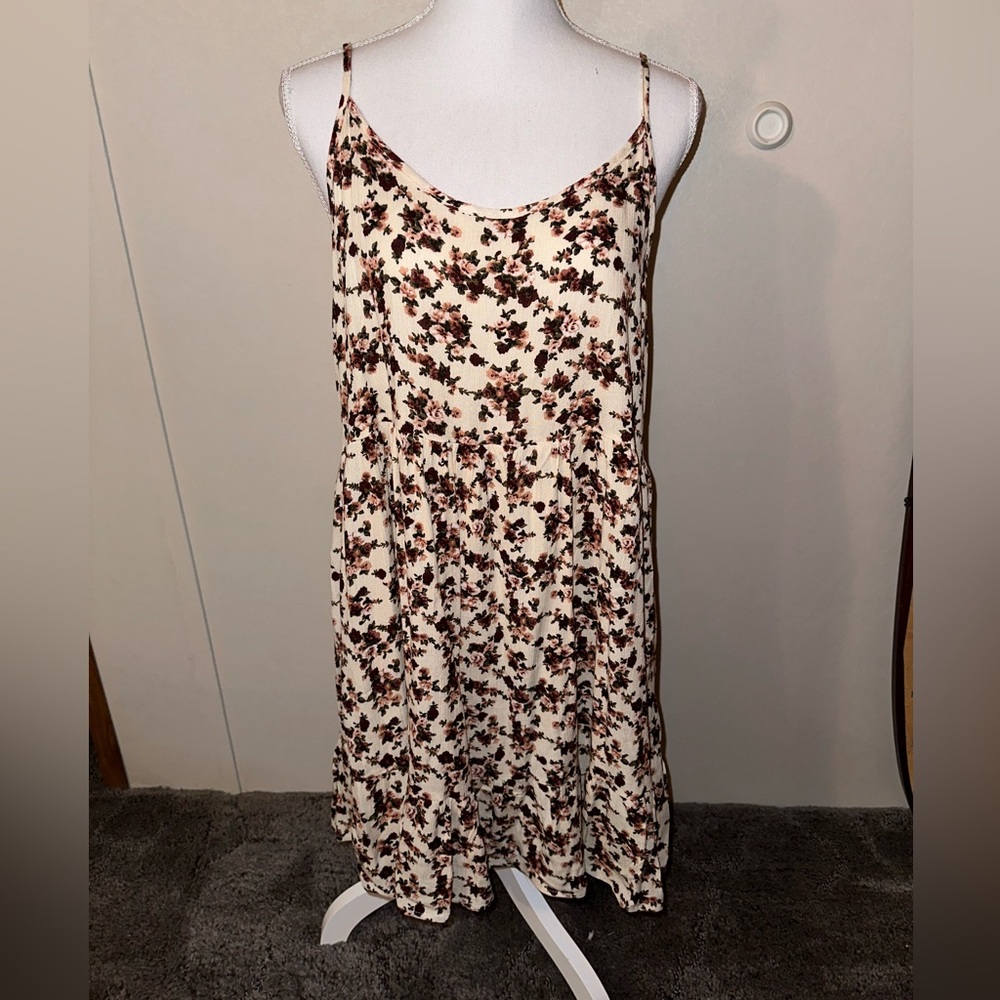 Carly Jean Los Angeles X-Large floral Sloan dress, new CJLA adjustable straps